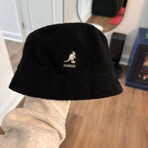Kangol Kids Black Bucket Hat